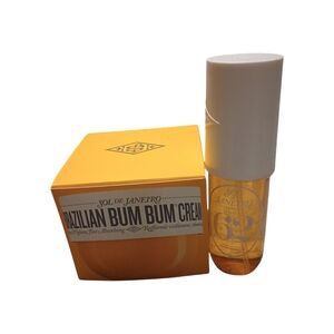 Sol de Janeiro Brazilian Bum Bum Cream and # 62 Fragrance Mist, New And Sealed